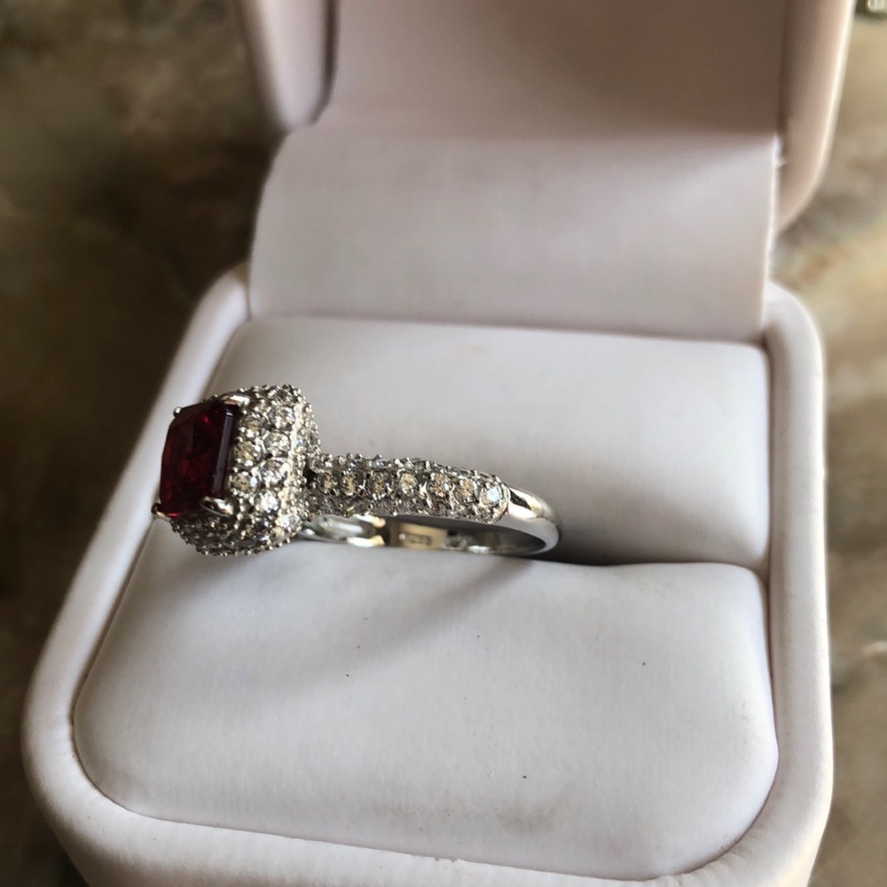 Ruby Cz Ring - image 3